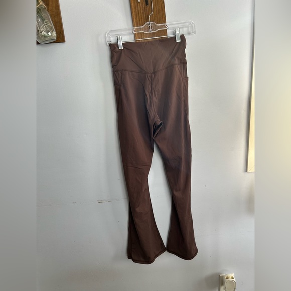 Flare leggings spandex pants sporty athleisure - Picture 5 of 10